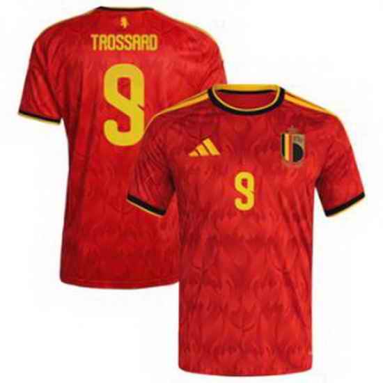 Men 9Leandro Trossard Belgium Jersey   1